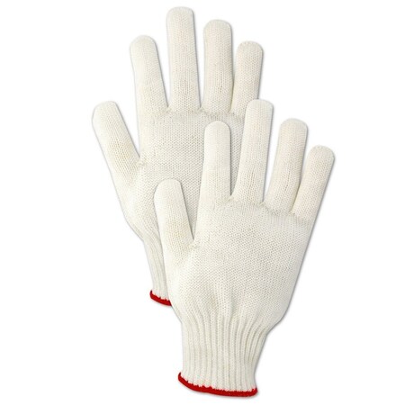 Magid Machine Knit Gloves, 4 Cut Level, White, 2XL SP1210XXL